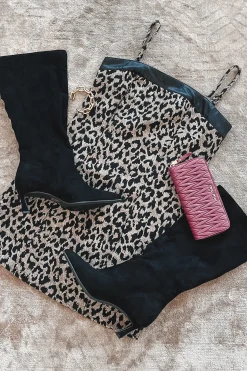 An Entrance Was Made Leopard Mini Dress