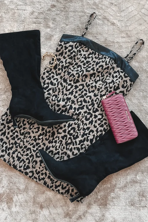 An Entrance Was Made Leopard Mini Dress