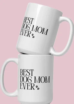 Best Dog Mom Ever Coffee Mug Gift 15oz Large