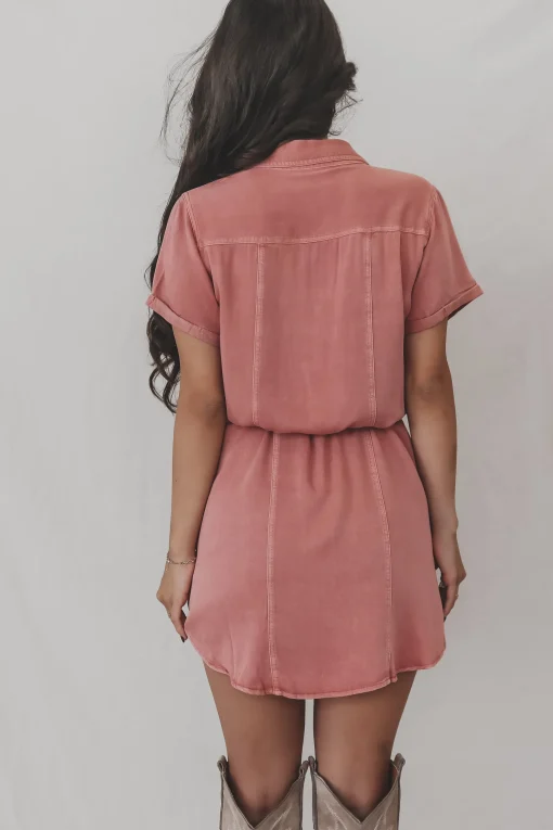 Better Than Before Button Up Short Sleeve Dress