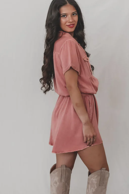 Better Than Before Button Up Short Sleeve Dress