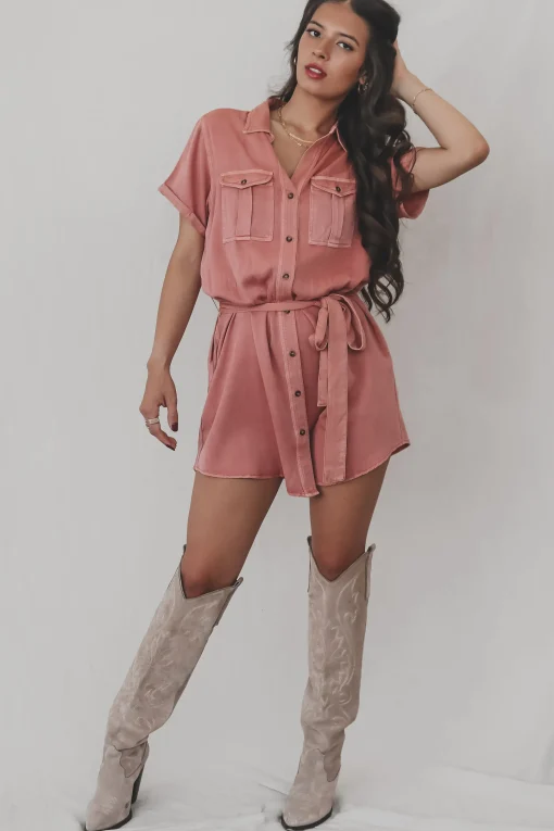 Better Than Before Button Up Short Sleeve Dress