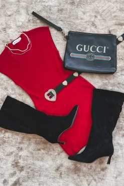Check You Out Cherry Red Mini Dress