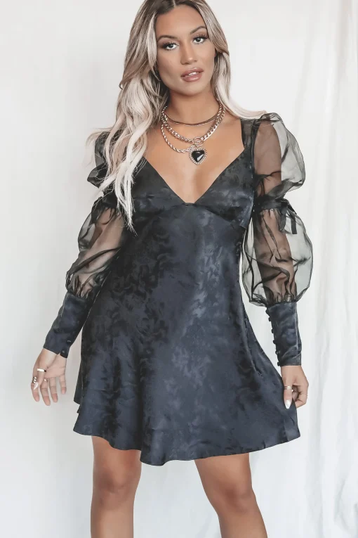 DEAL FOR LOVE & LEMONS Gabrielle Puff Sleeve Mini Dress