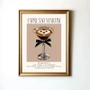 Espresso Martini Poster Cocktail Recipe Barcart Custom Wall Art