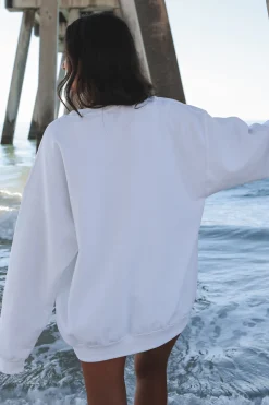 Favorite Daughter White Crew Neck Top