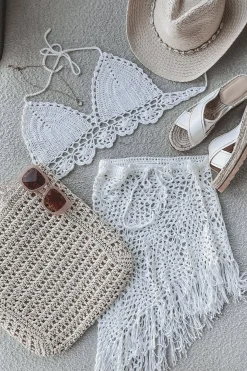 Give Him A Wink Knit Two Piece Set