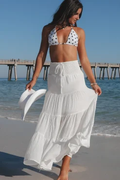 Going With The Waves Maxi Skirt