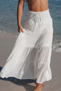 Going With The Waves Maxi Skirt