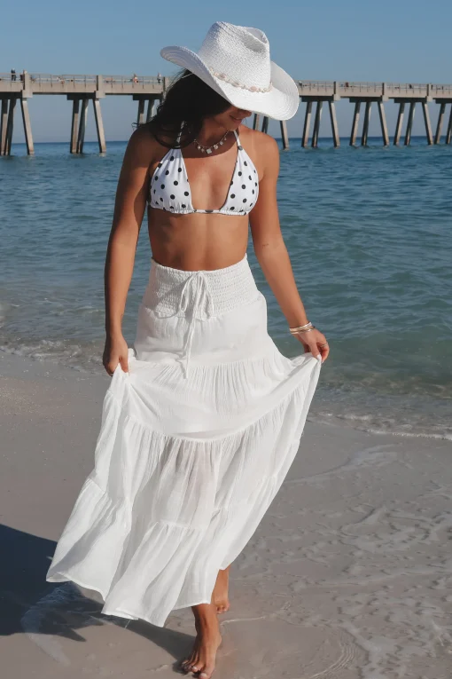 Going With The Waves Maxi Skirt