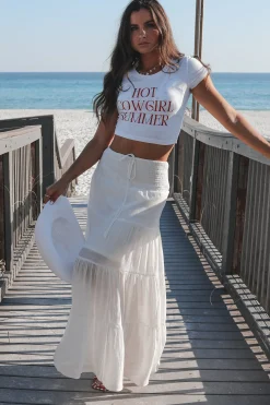 Going With The Waves Maxi Skirt