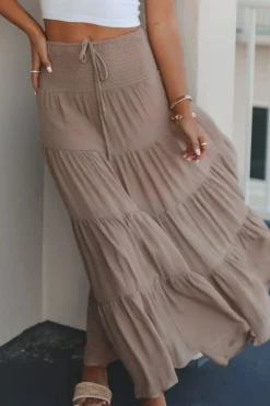 Going With The Waves Maxi Skirt