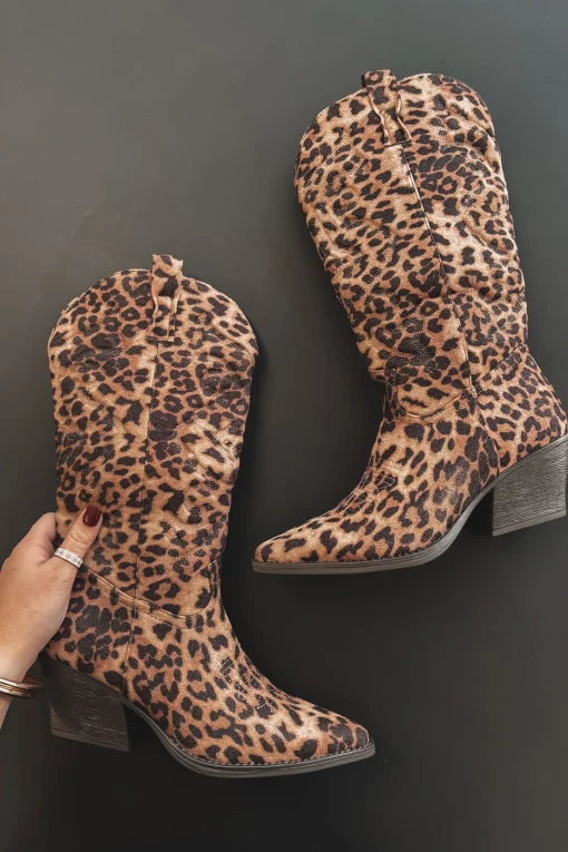 Got A Wild Side Leopard Western Boot