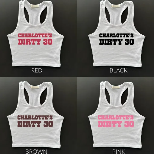 GROUP BUNDLE 10 Custom Order Tank Tops Shirts Personalized Birthday, T