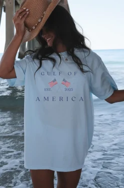 Gulf Of America T-Shirt Florida Beach Vacay Unisex Comfort Colors Tee
