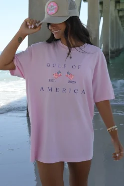 Gulf Of America T-Shirt Florida Beach Vacay Unisex Comfort Colors Tee