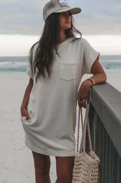 Hanging Loose Casual Short Sleeve Summer Dress
