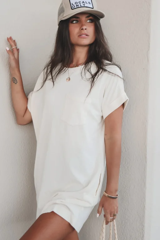 Hanging Loose Casual Short Sleeve Summer Dress