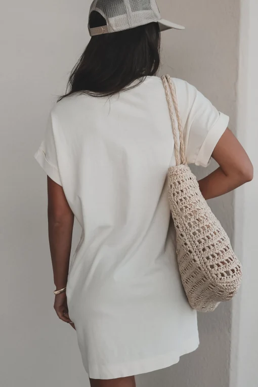 Hanging Loose Casual Short Sleeve Summer Dress