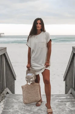 Hanging Loose Casual Short Sleeve Summer Dress