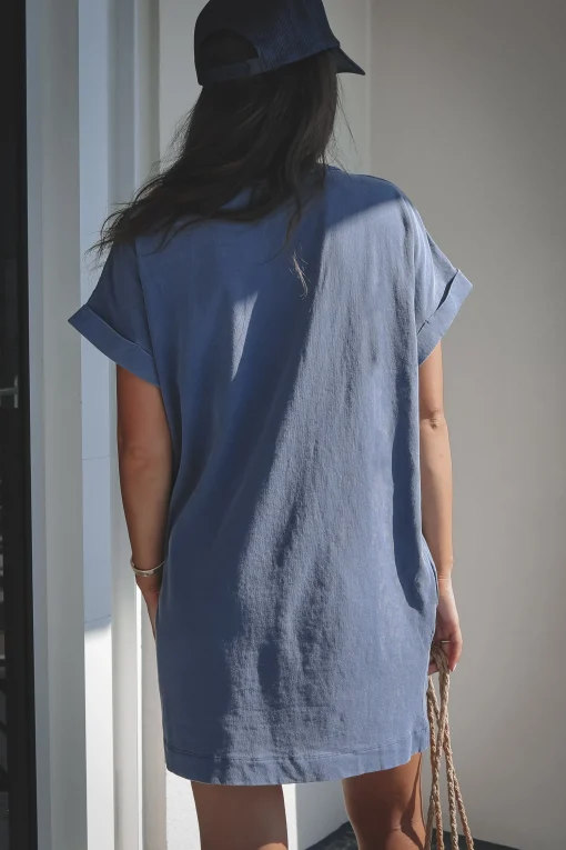 Hanging Loose Casual Short Sleeve Summer Dress