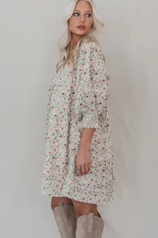 Having A Sweet Floral Moment Babydoll Dress