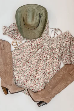 Having A Sweet Floral Moment Babydoll Dress