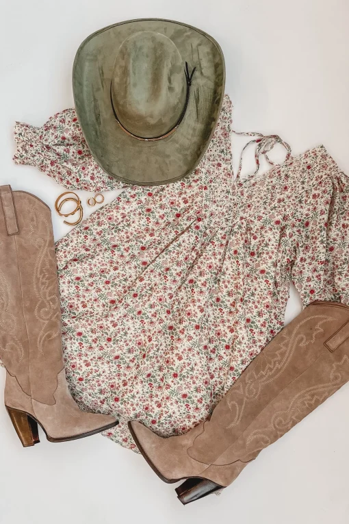 Having A Sweet Floral Moment Babydoll Dress