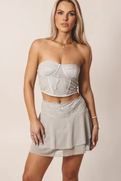 It’s Giving Lace Gray Lace Set
