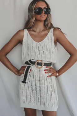 Keep Calm And Relax Cover Up Knit Dress