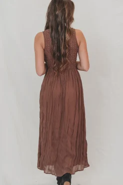 Keep It Casual But Obviously Cute Brown Maxi