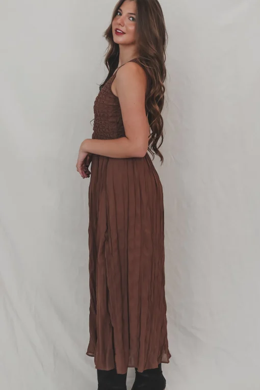 Keep It Casual But Obviously Cute Brown Maxi