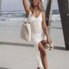 Make Time For Vacay White Maxi Cover Up Dress