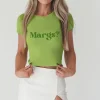 Margs Always Green Babydoll Fitted Tee
