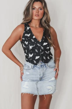 My Fashion Taste Is Western Print Vest