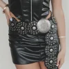 My New Favorite Vibe Oversized Round Y2K Statement Belt