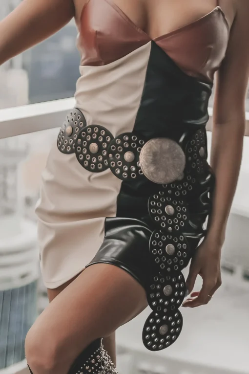 My New Favorite Vibe Oversized Round Y2K Statement Belt