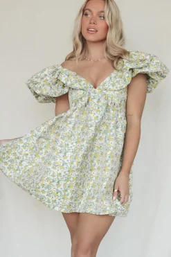 My Party My Rules Puff Sleeve Mini Dress