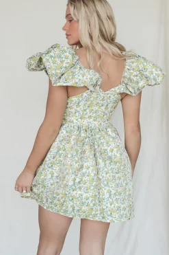 My Party My Rules Puff Sleeve Mini Dress