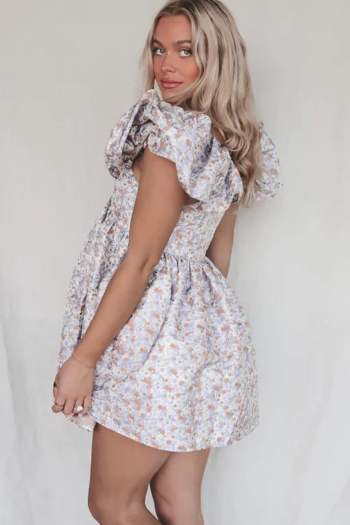 My Party My Rules Puff Sleeve Mini Dress