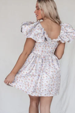 My Party My Rules Puff Sleeve Mini Dress
