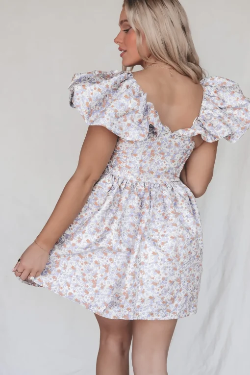 My Party My Rules Puff Sleeve Mini Dress