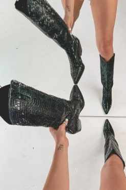 My Super Sparkly Black Western Boots