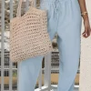 Ocean Eyes Baby Blue Loose Fit Pants