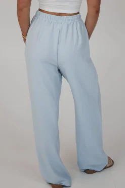 Ocean Eyes Baby Blue Loose Fit Pants