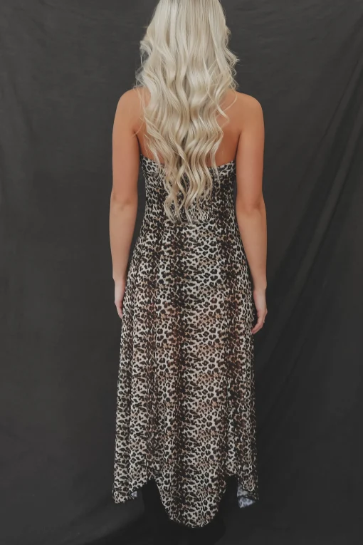 Oh Go Bestie Leopard Mesh Maxi