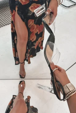 Ohhh Honey Those Look Good Clear Heels