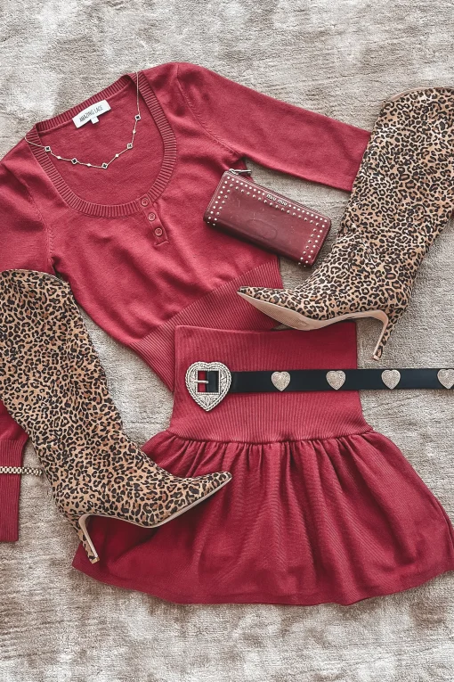 Out On The Town Leopard Stiletto Boot