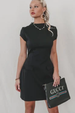 Queen Of The Game Short Sleeve Mini Dress