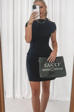 Queen Of The Game Short Sleeve Mini Dress